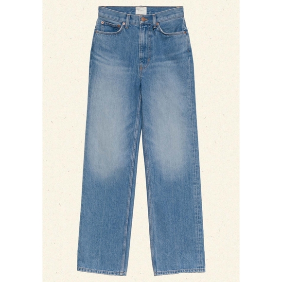 Doen Denim - NWT Doen Laurent Wide Leg Ultra High Rise Jean, Size 31, Color Vilaine Wash